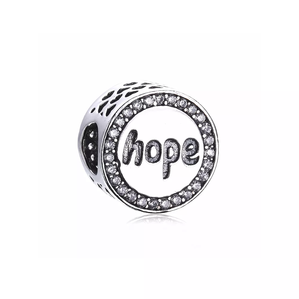 Charm berloques Pandora de prata Esperança