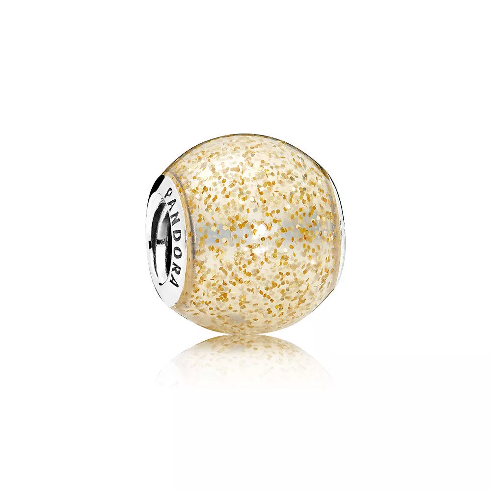 berloques pandora dourado