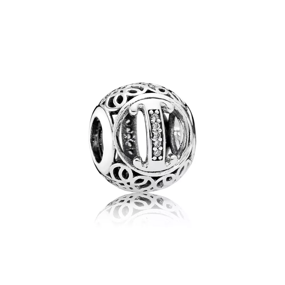 Charm berloques PANDORA Alfabeto Vintage Letra I
