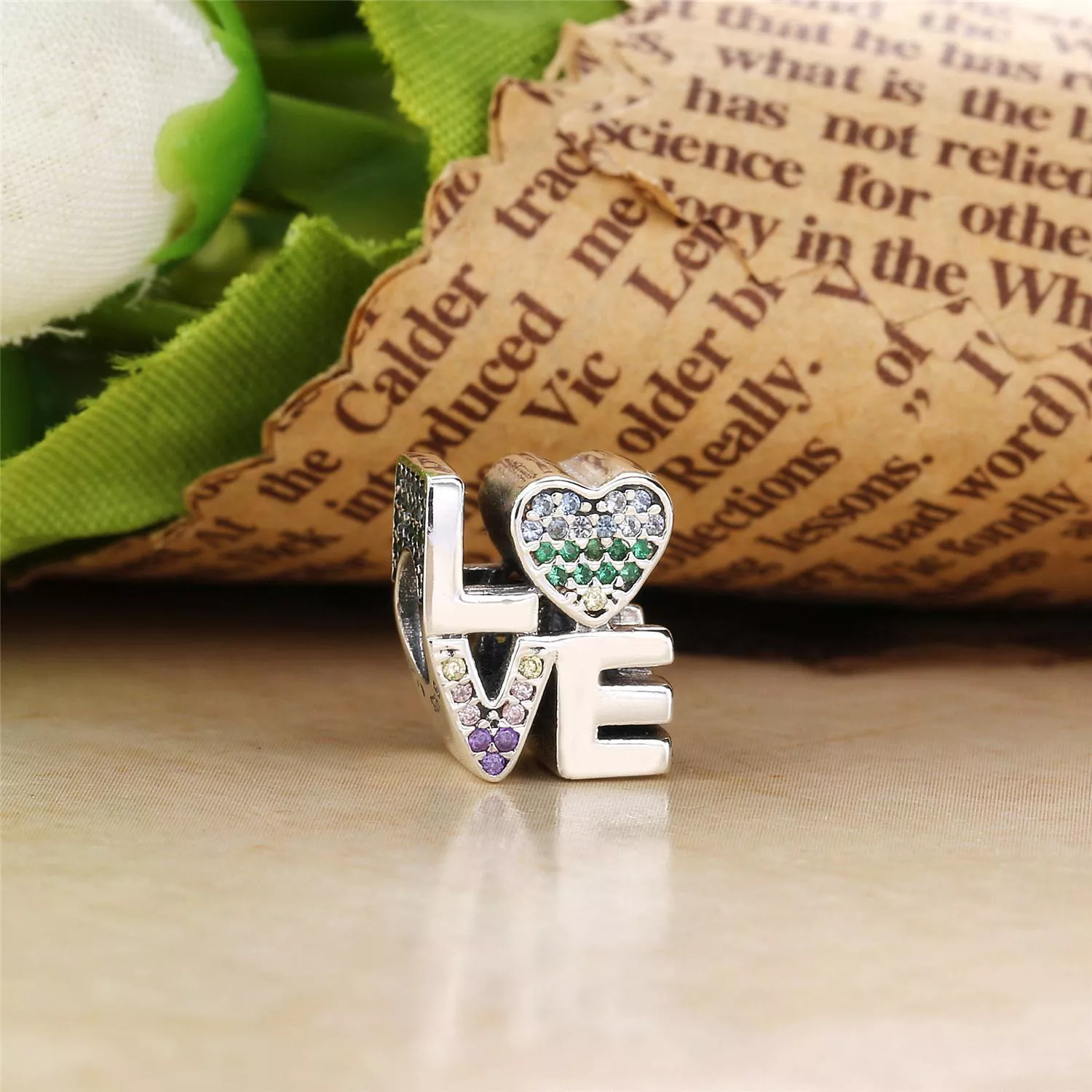 Charm berloques PANDORA Amor Arco-íris - 797189NRPMX