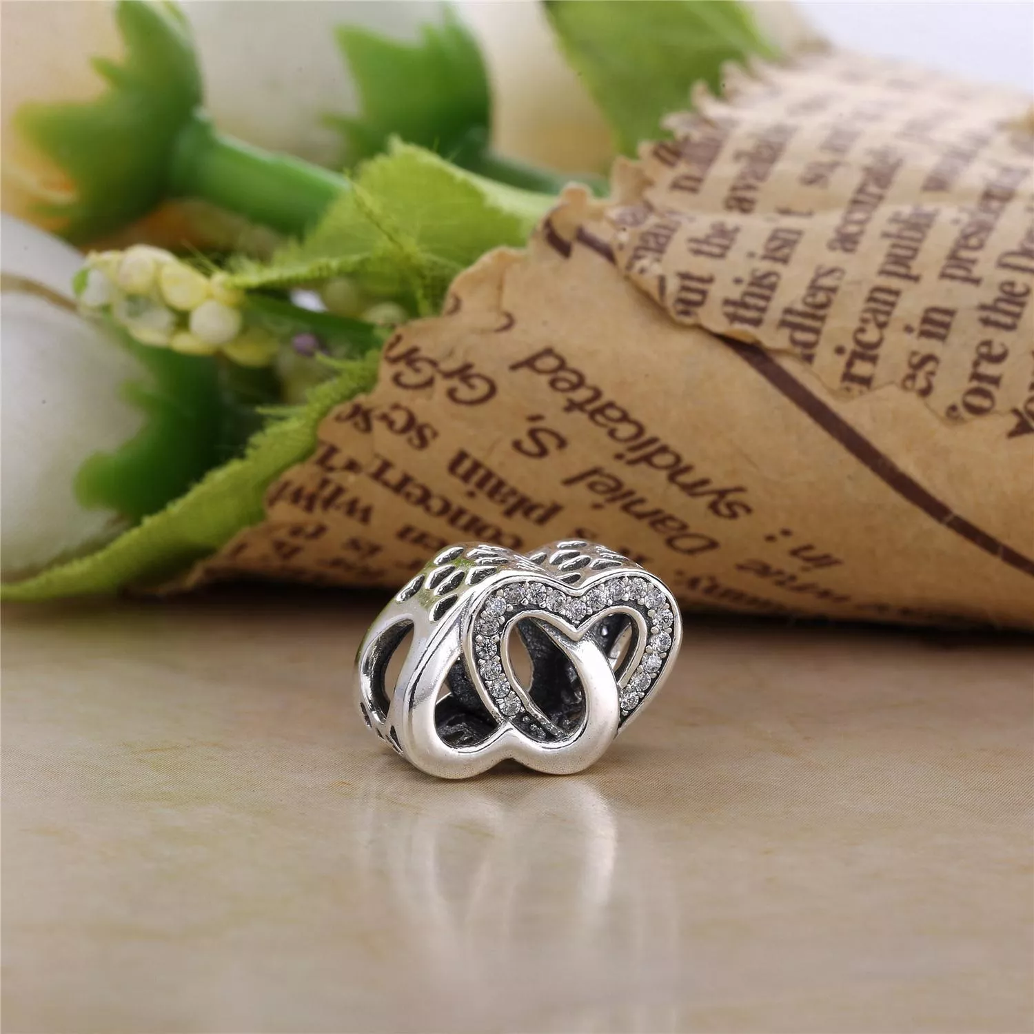 Charm berloques PANDORA Amor Entrelaçado - 791880CZ