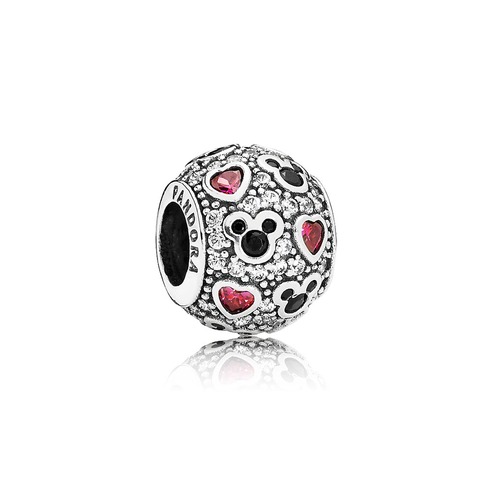 charm berloques pandora brilhante mickey 791457cz