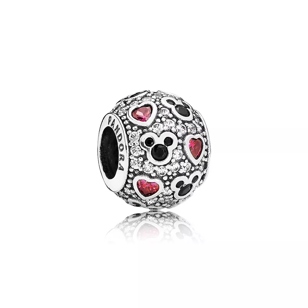 charm berloques pandora brilhante mickey 791457cz
