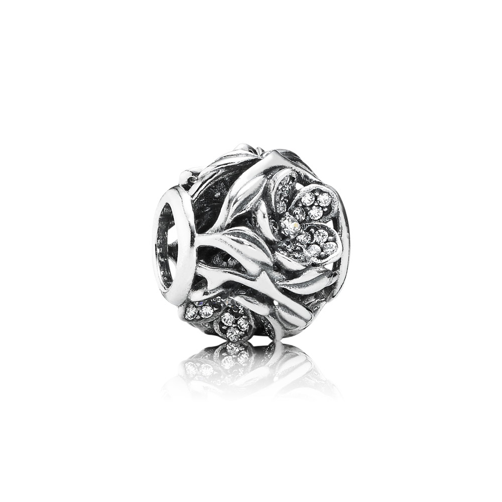 charm berloques pandora brilho da flor 791419cz