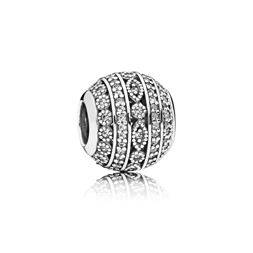 charm berloques pandora brilho geométrico 796243cz