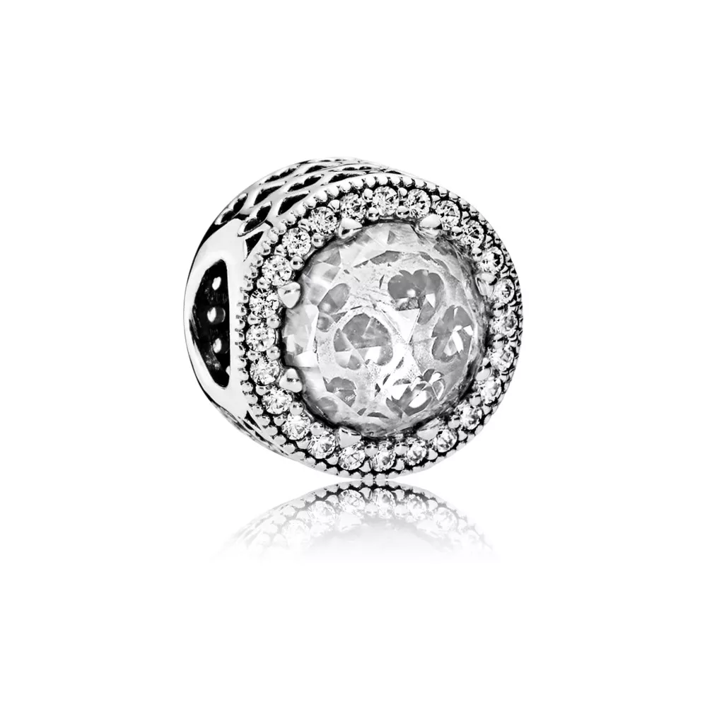 charm berloques pandora coração radiante 791725cz