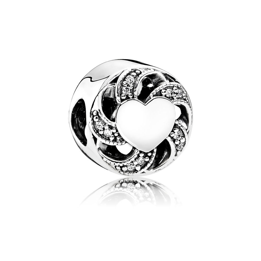 charm berloques pandora coração radiante 791976cz