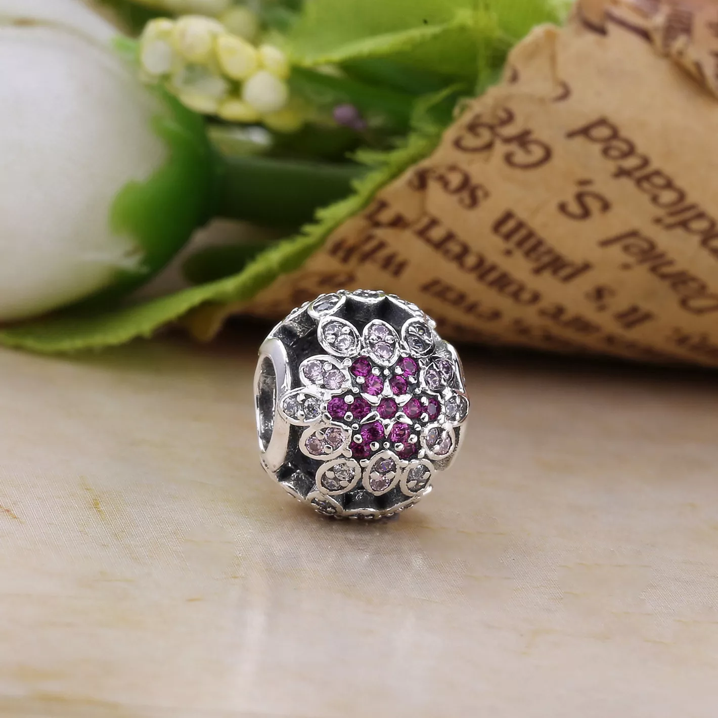 Charm berloques PANDORA Cristal de Neve - 791760NBLMX