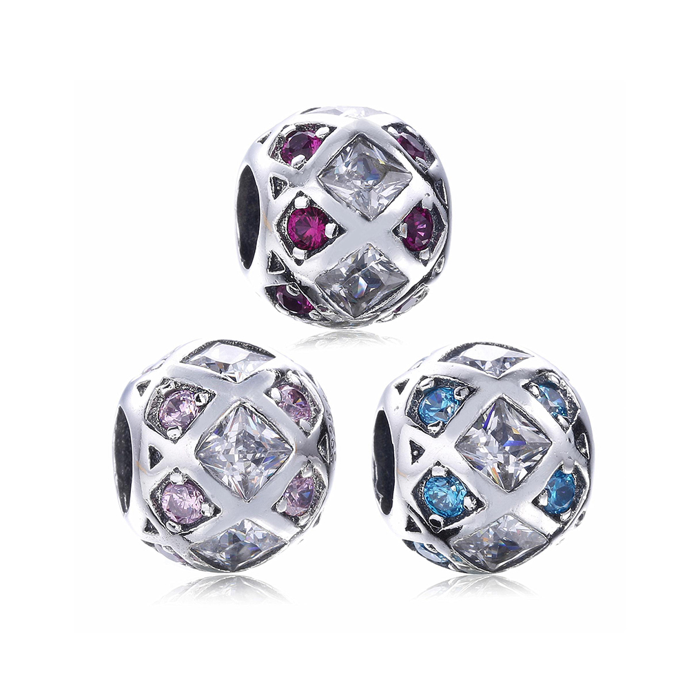 charm berloques pandora de prata amor cruzado