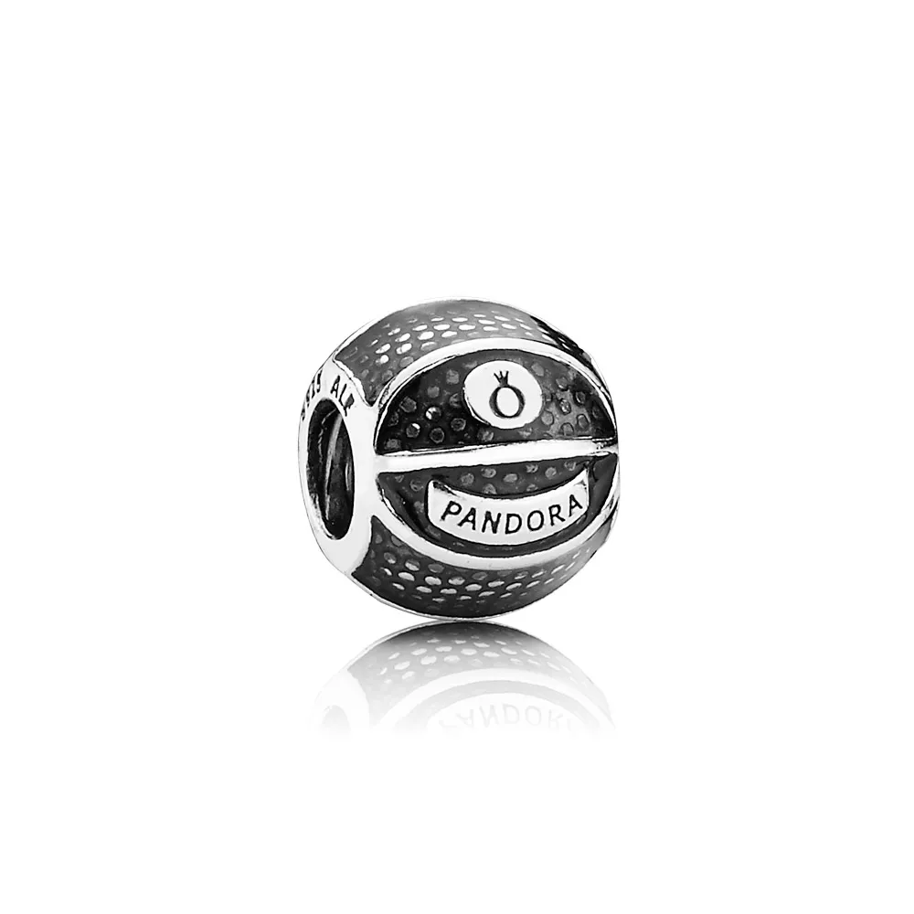 Charm berloques Pandora de prata Basquetebol