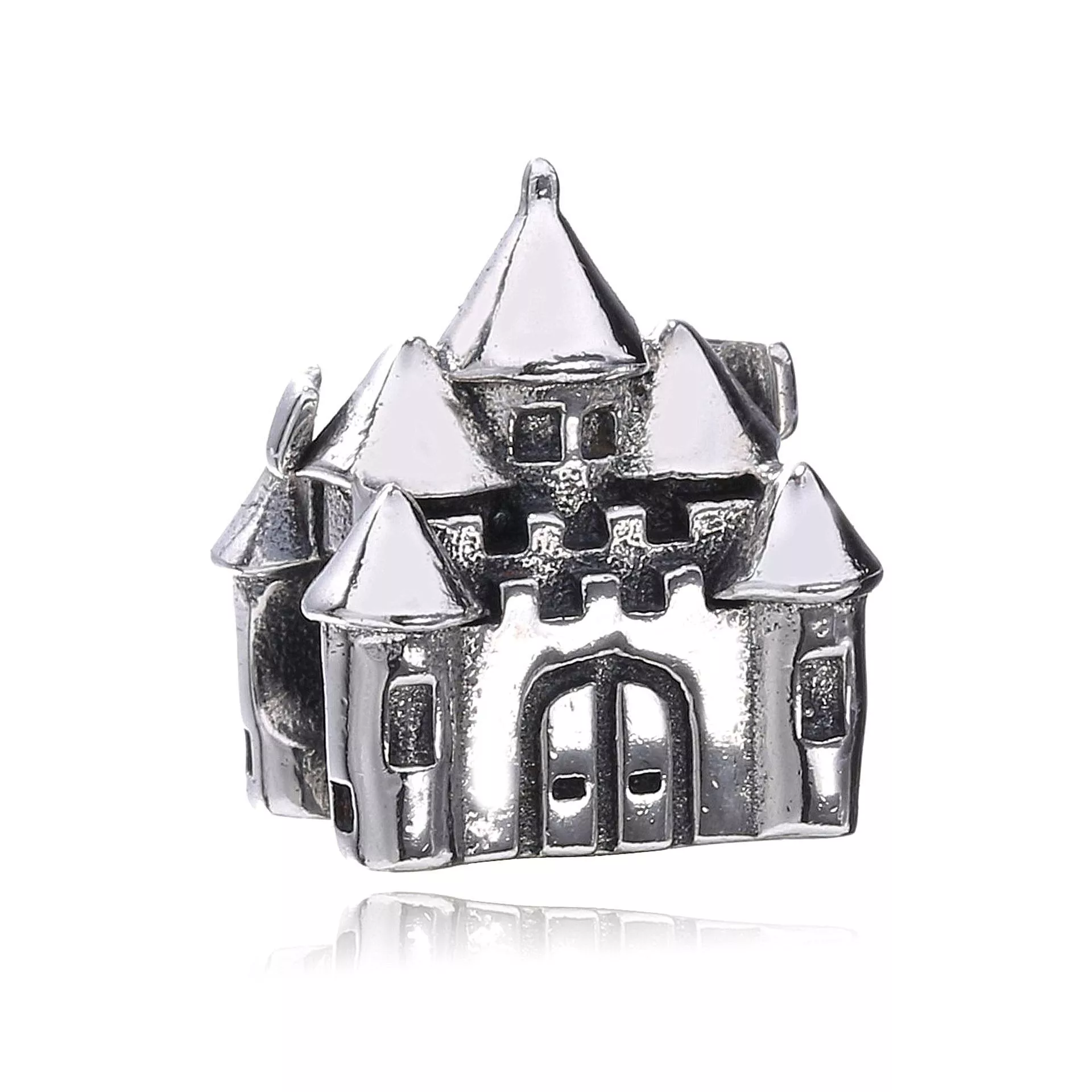 Charm berloques Pandora de prata Castelo