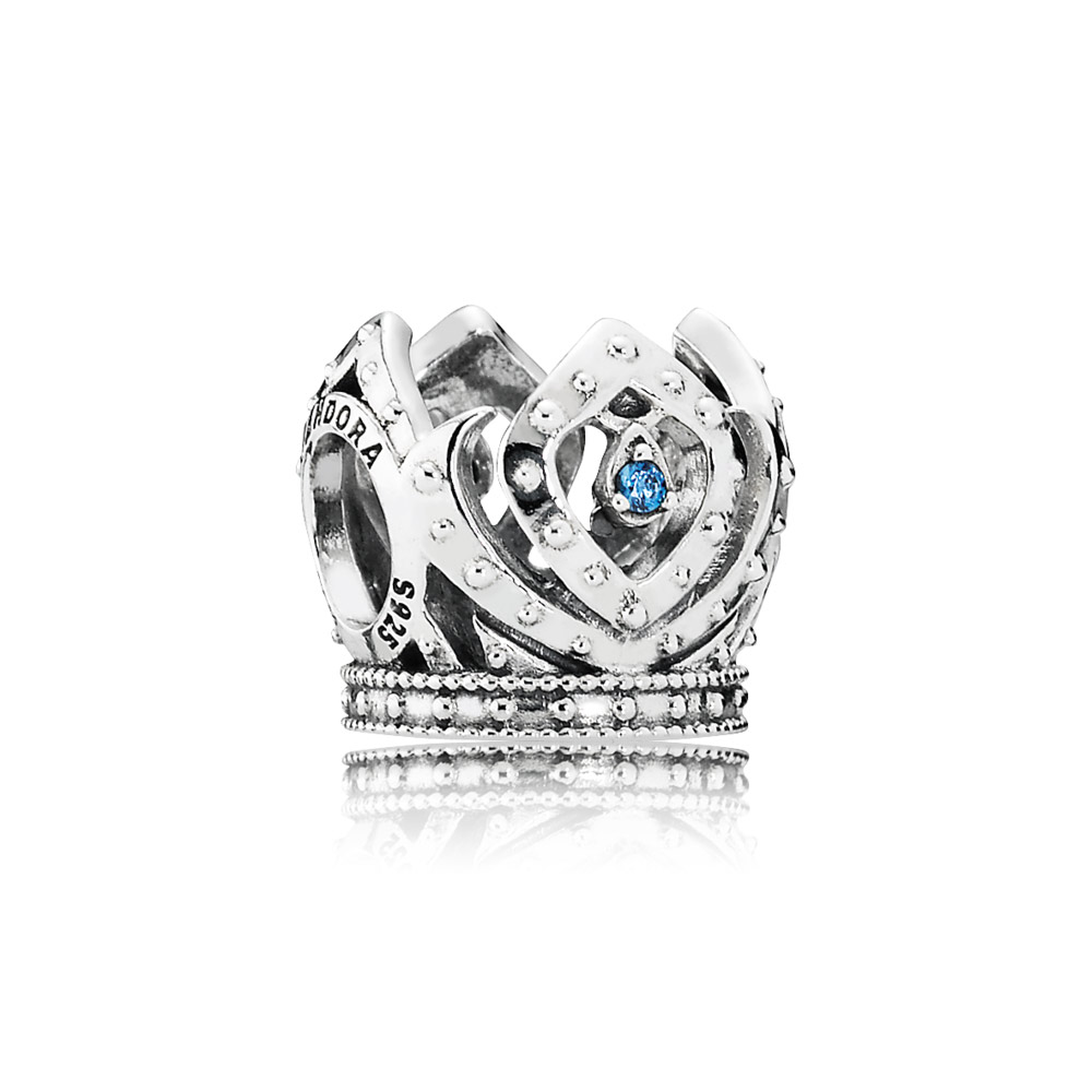 charm berloques pandora de prata disney coroa de elsa