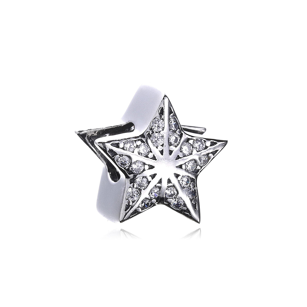 charm berloques pandora de prata estrela px002831