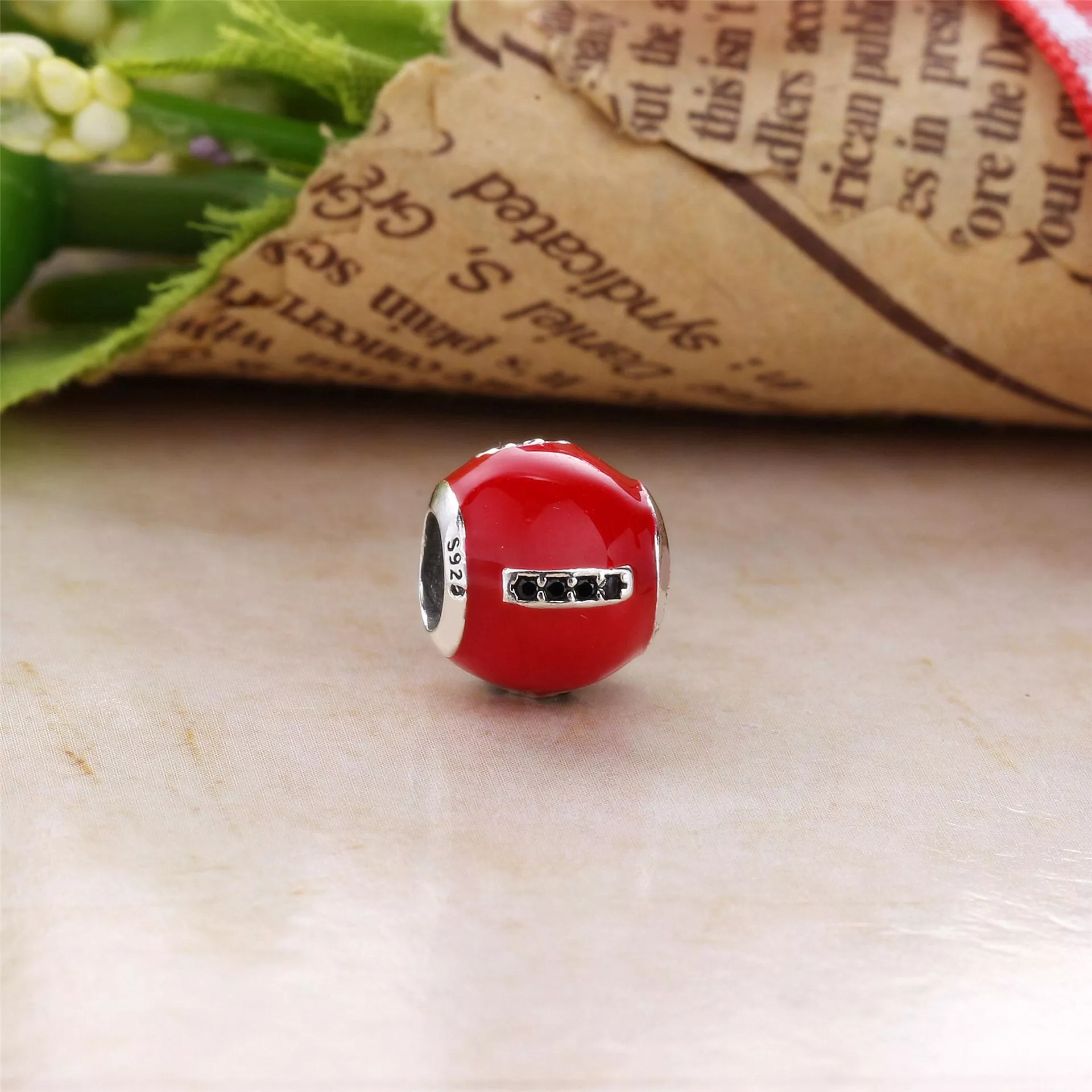 Charm berloques Pandora de prata Eu ♥ Minnie Mouse