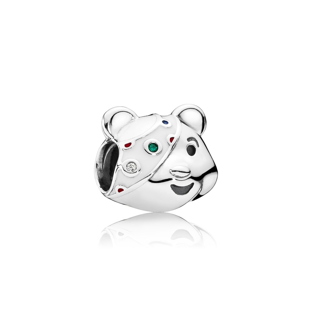 charm berloques pandora de prata pudsey urso
