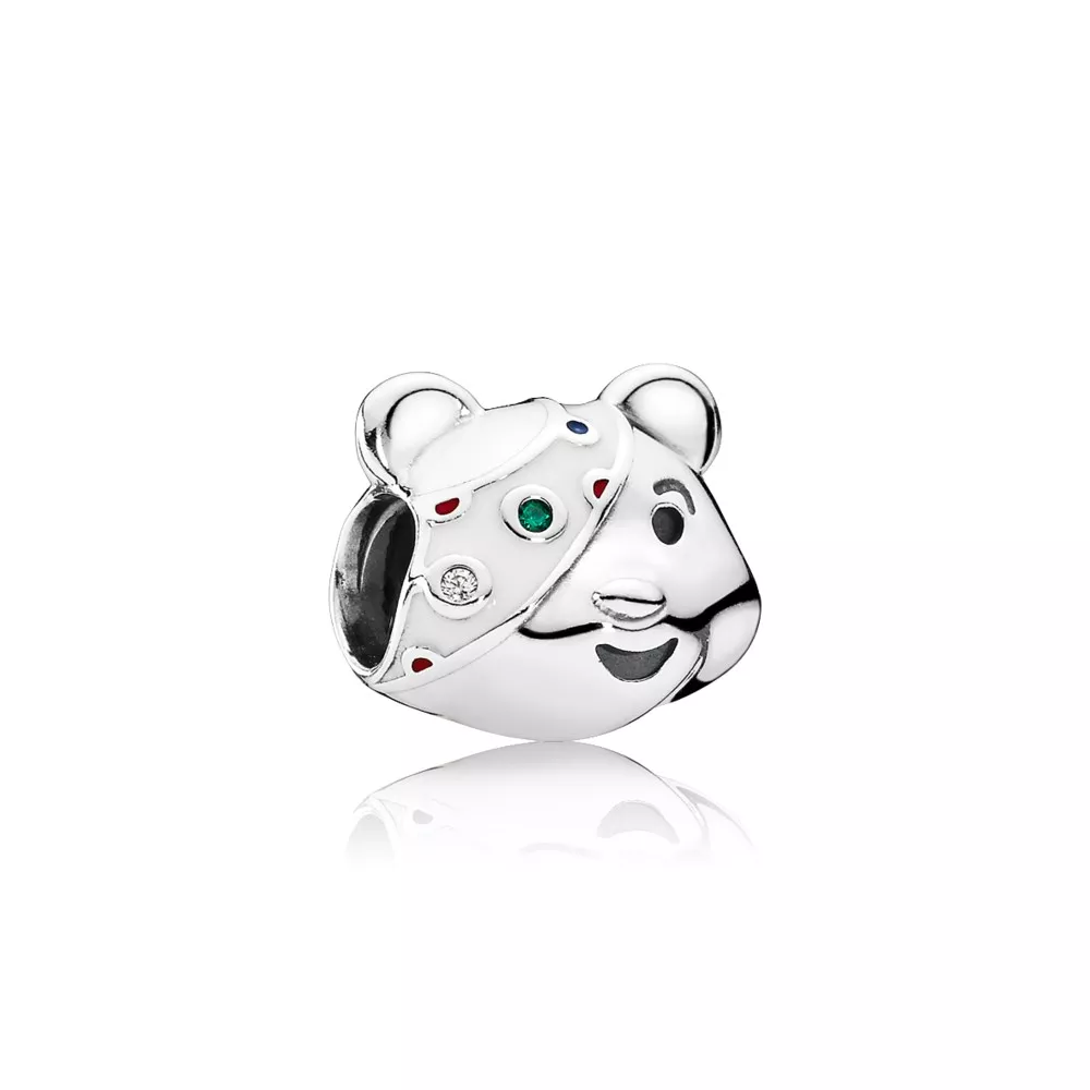 Charm berloques Pandora de prata Pudsey Urso
