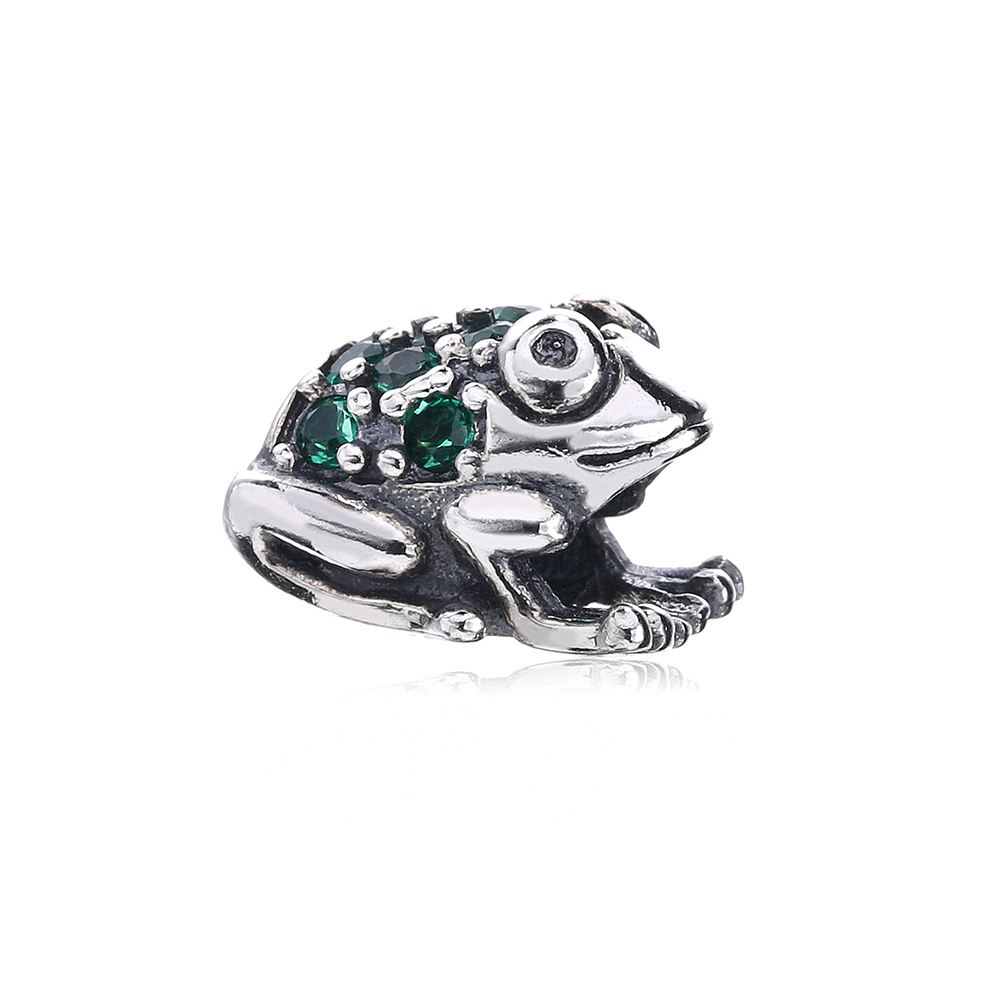 charm berloques pandora de prata rã