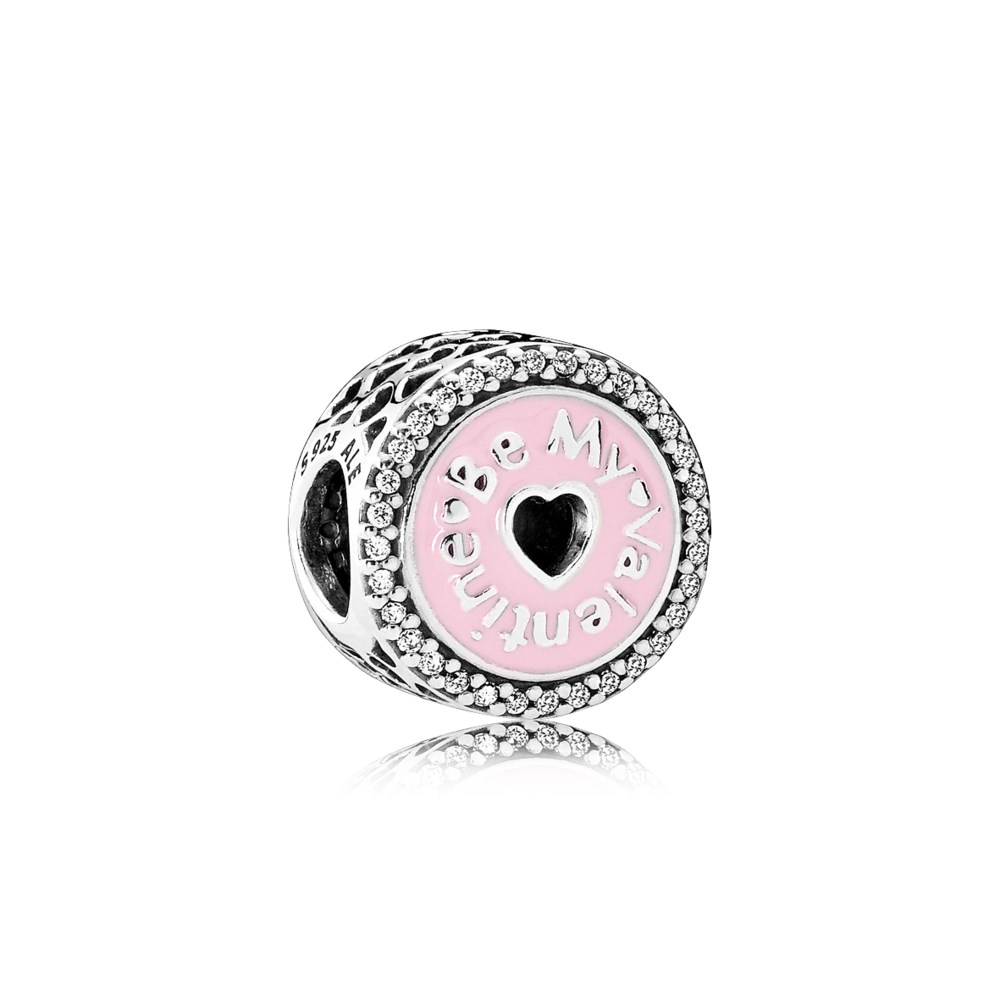 charm berloques pandora de prata seja meu namorado