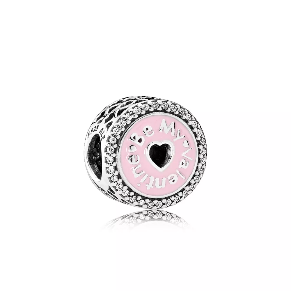charm berloques pandora de prata seja meu namorado