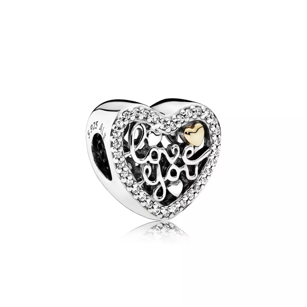 charm berloques pandora declaração de amor 792037cz