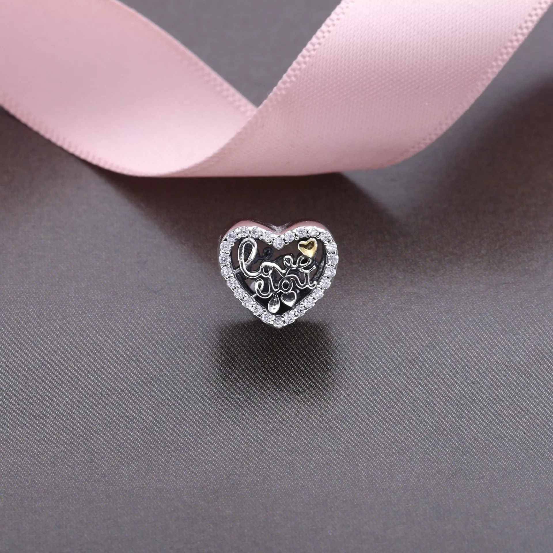 Charm berloques PANDORA Declaração de Amor - 792037CZ