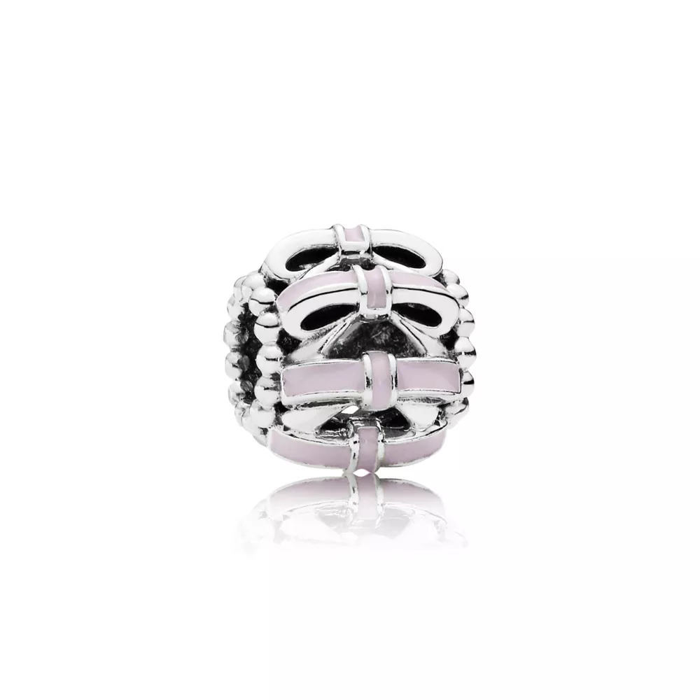 charm berloques pandora doce laço rosa 791778en40