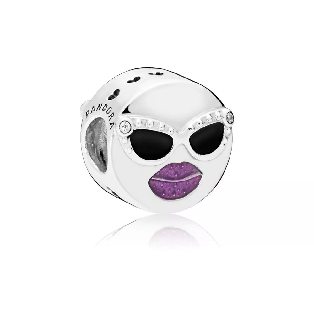 Charm berloques PANDORA Emoticon Descolado - 797184CZ