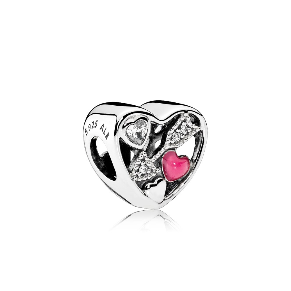 charm berloques pandora flecha do amor 792039cz