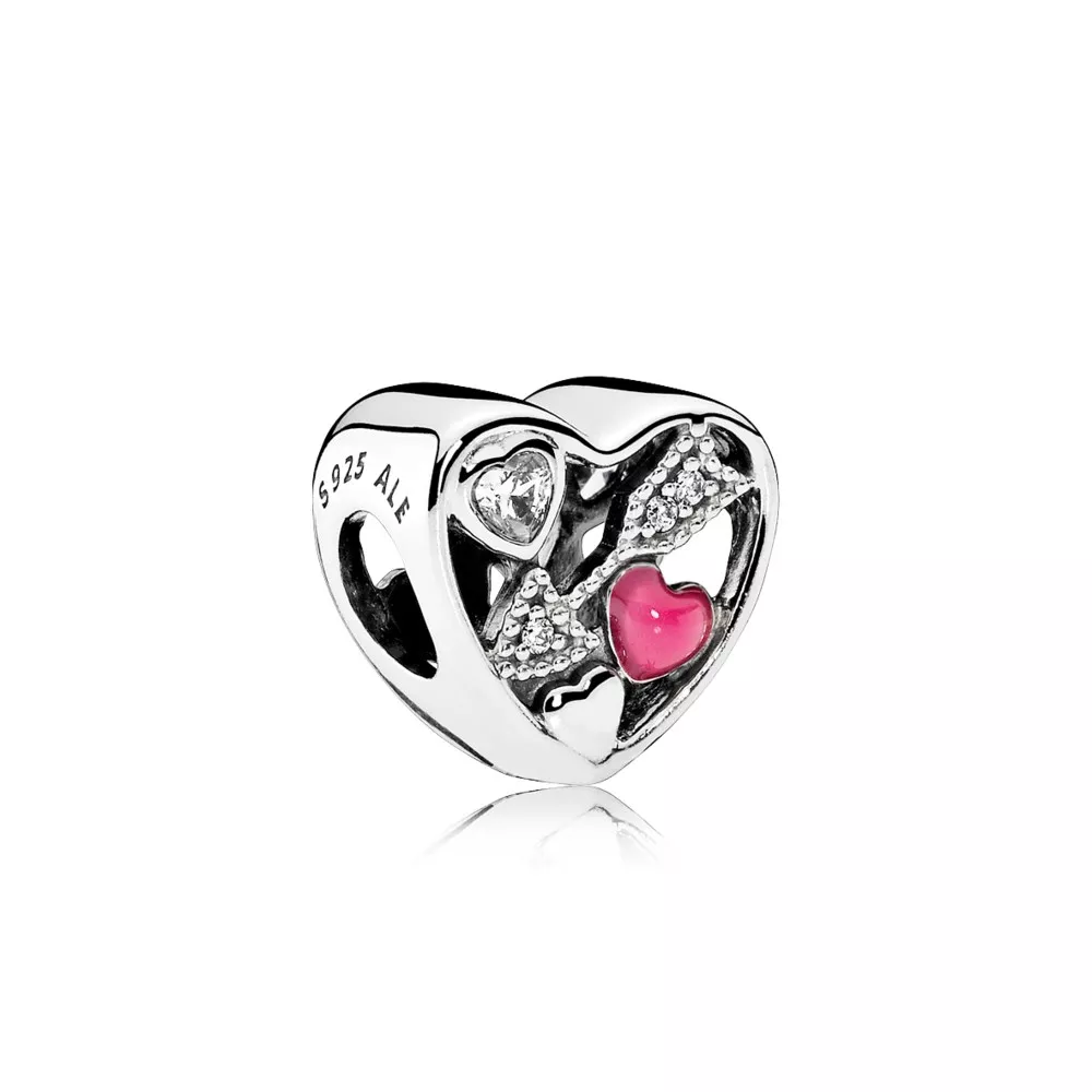 Charm berloques PANDORA Flecha do Amor - 792039CZ