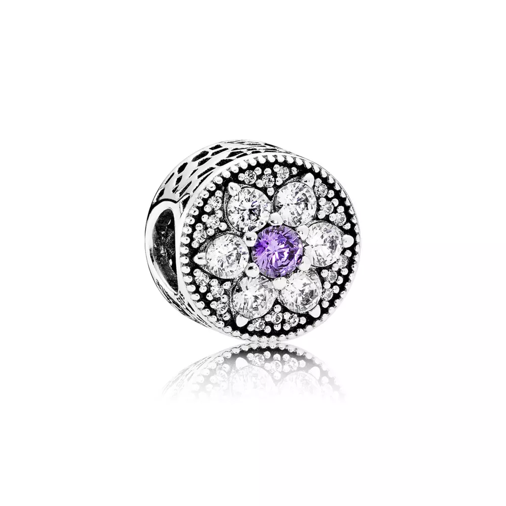 Charm berloques PANDORA Flor Deslumbrante - 791832ACZ