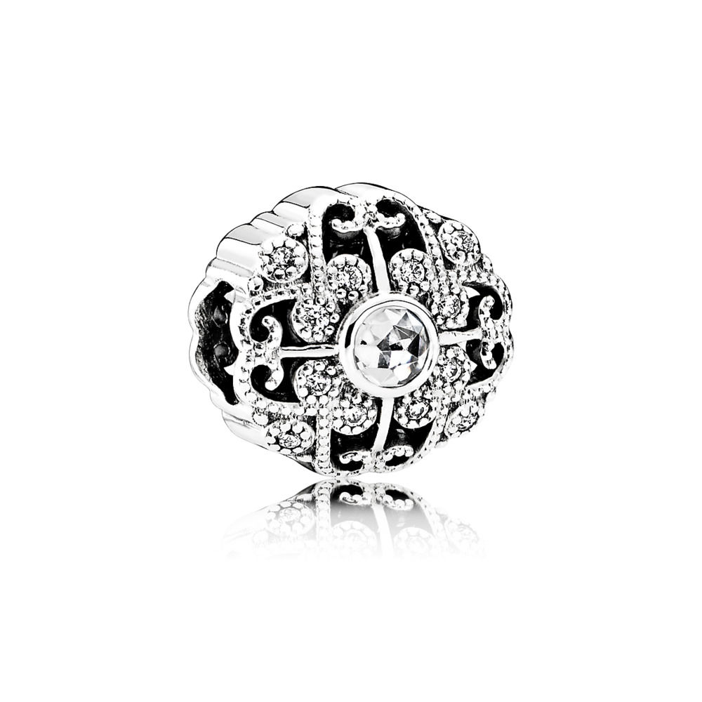 charm berloques pandora flor encantada 791961cz