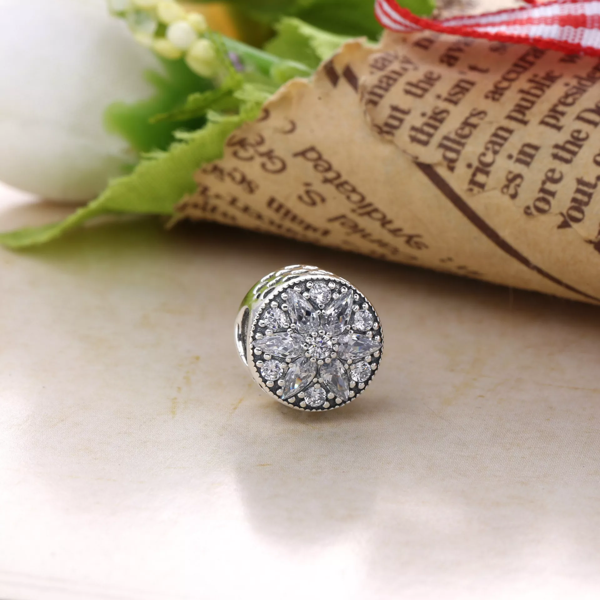 Charm berloques PANDORA Floral Magnífico