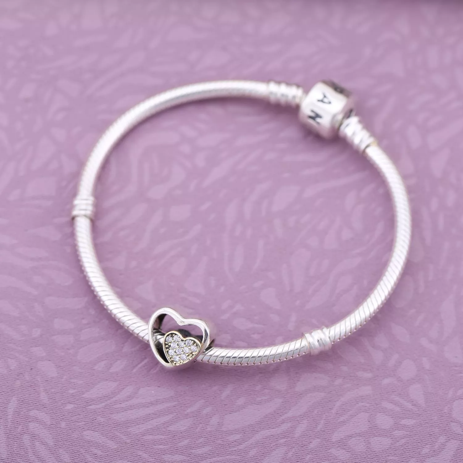 Charm berloques PANDORA Jutos para Sempre - 791806CZ