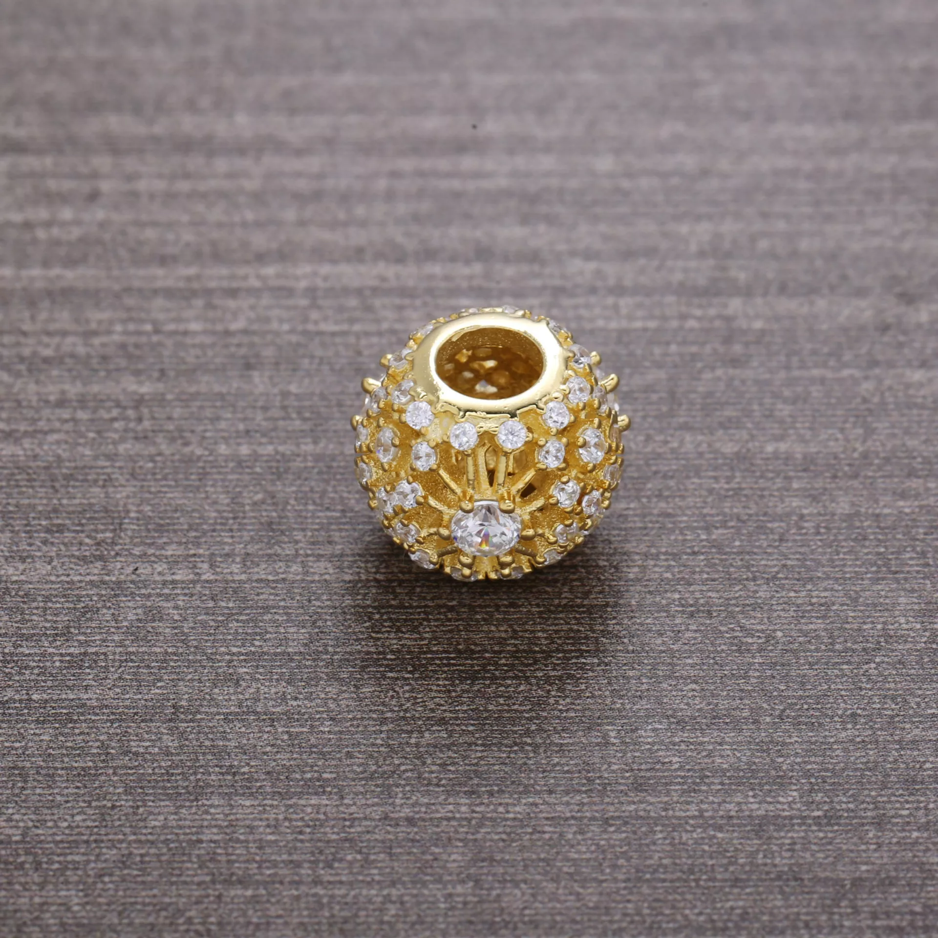 Charm berloques PANDORA Murano Facetado Roxo Gloss