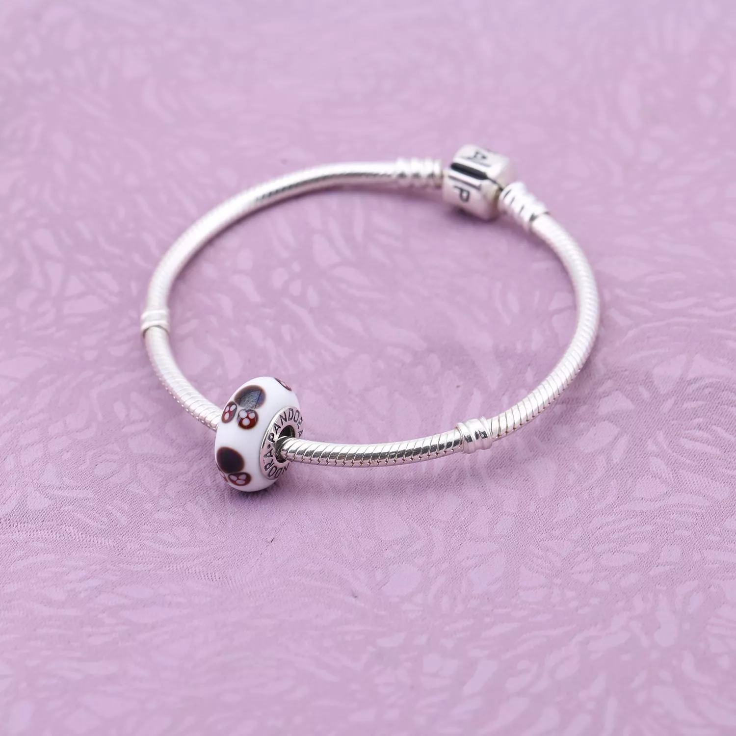 Charm berloques PANDORA Murano Minnie - 791634