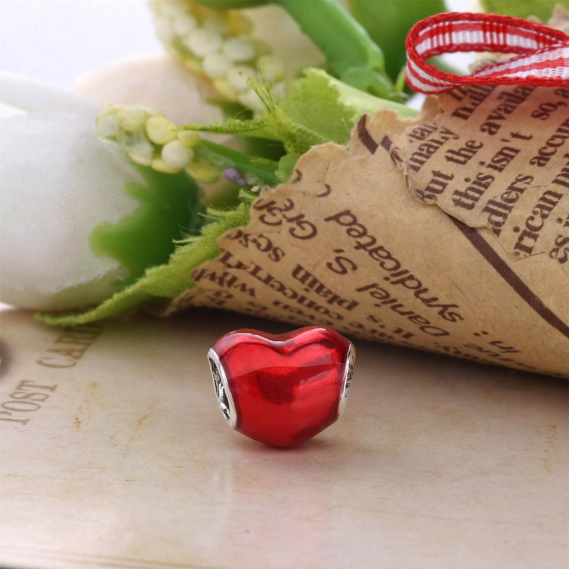 Charm berloques PANDORA No Meu Coração - 791814EN62