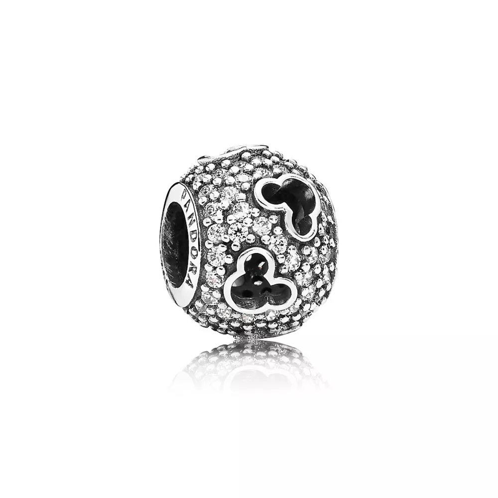 charm berloques pandora pavê mickey 791442cz