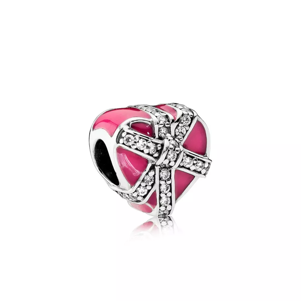 charm berloques pandora presente de amor 792047cz
