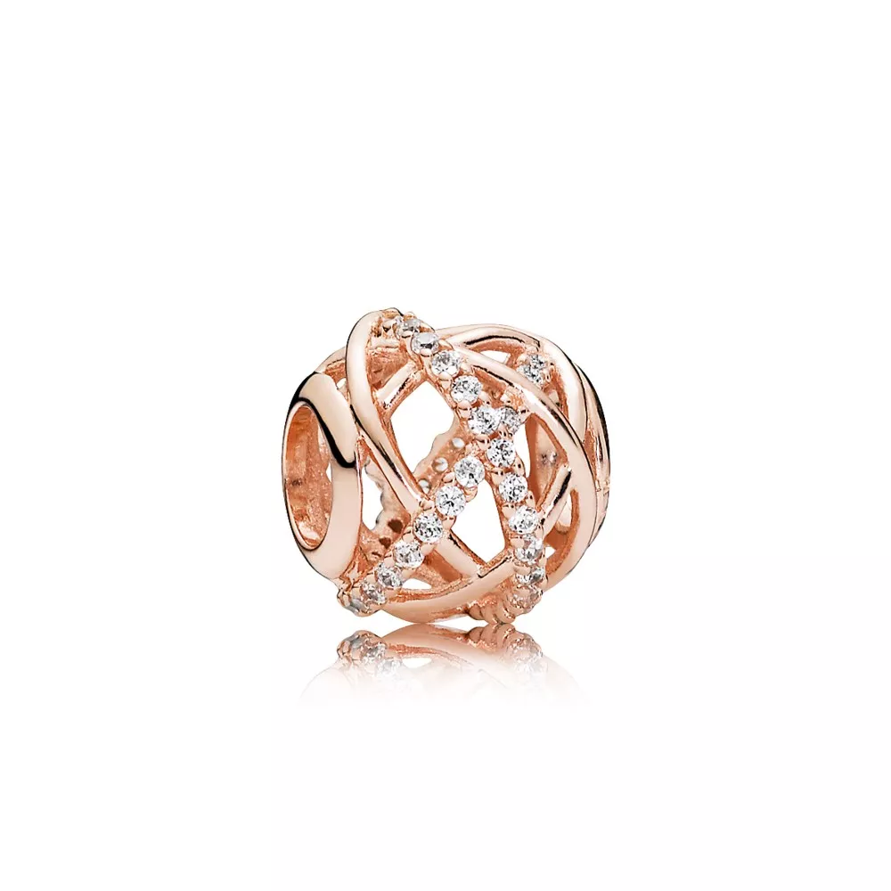 charm berloques pandora rosê galáxia 781388cz