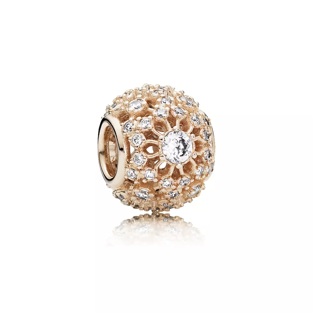 charm berloques pandora rosê sol radiante 781370cz