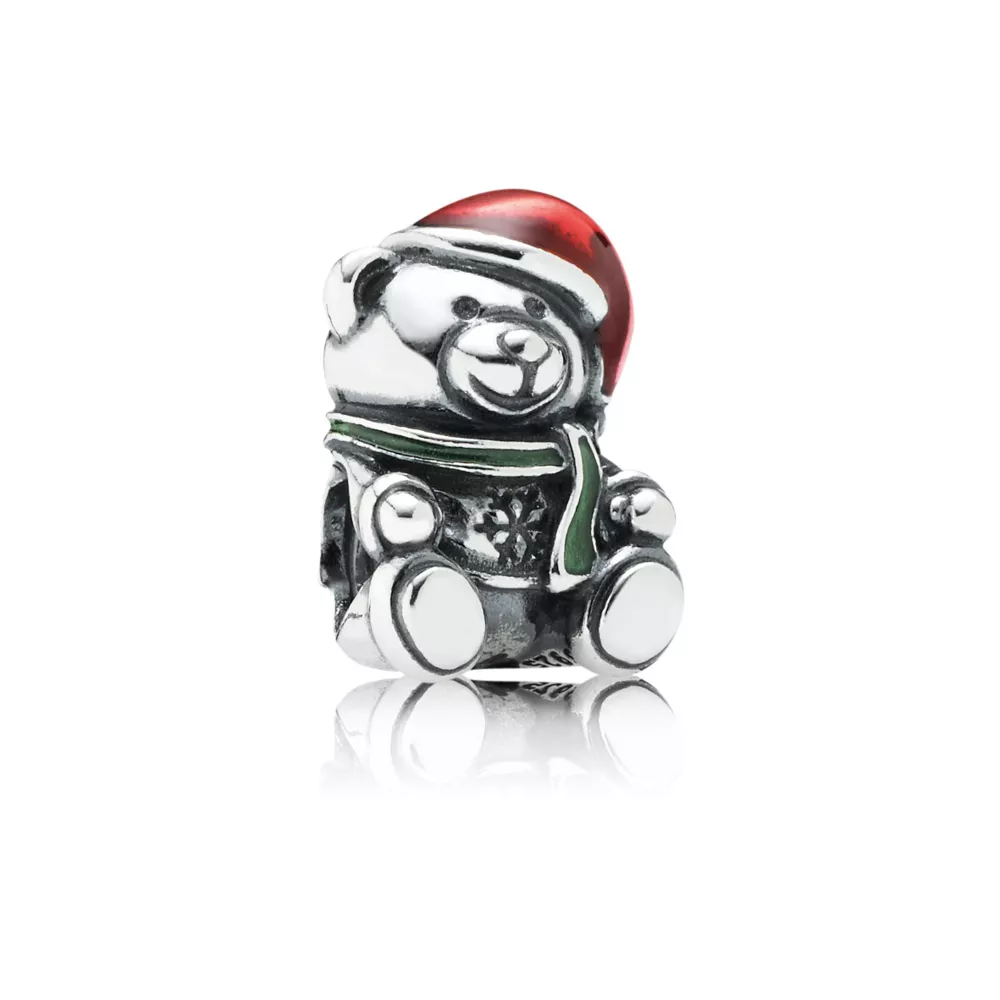 Charm berloques PANDORA Ursinho de Natal - 791391ENMX