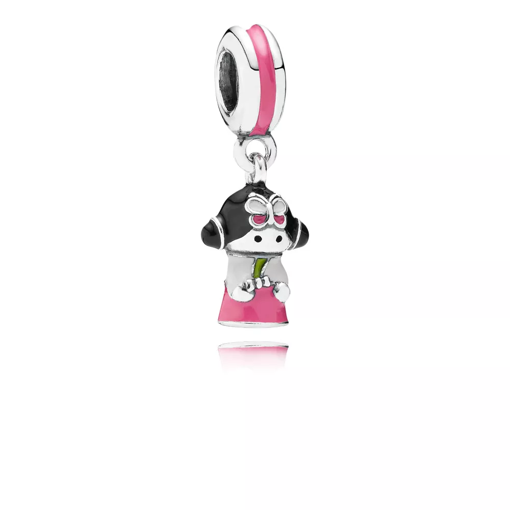 charm com pendente pandora boneca coreana 791387enmx
