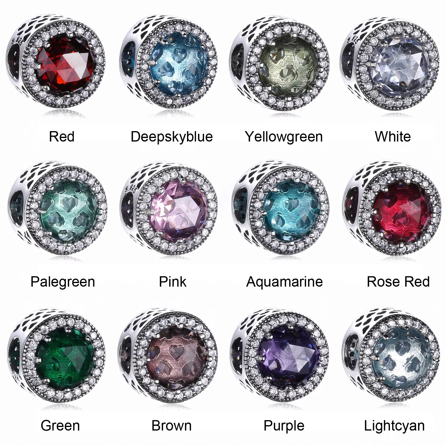 Charm Corações Radiante Pandora - 791725