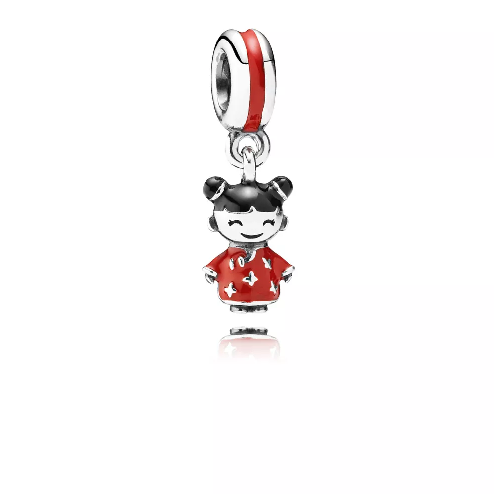 charm pandora boneca chinesa