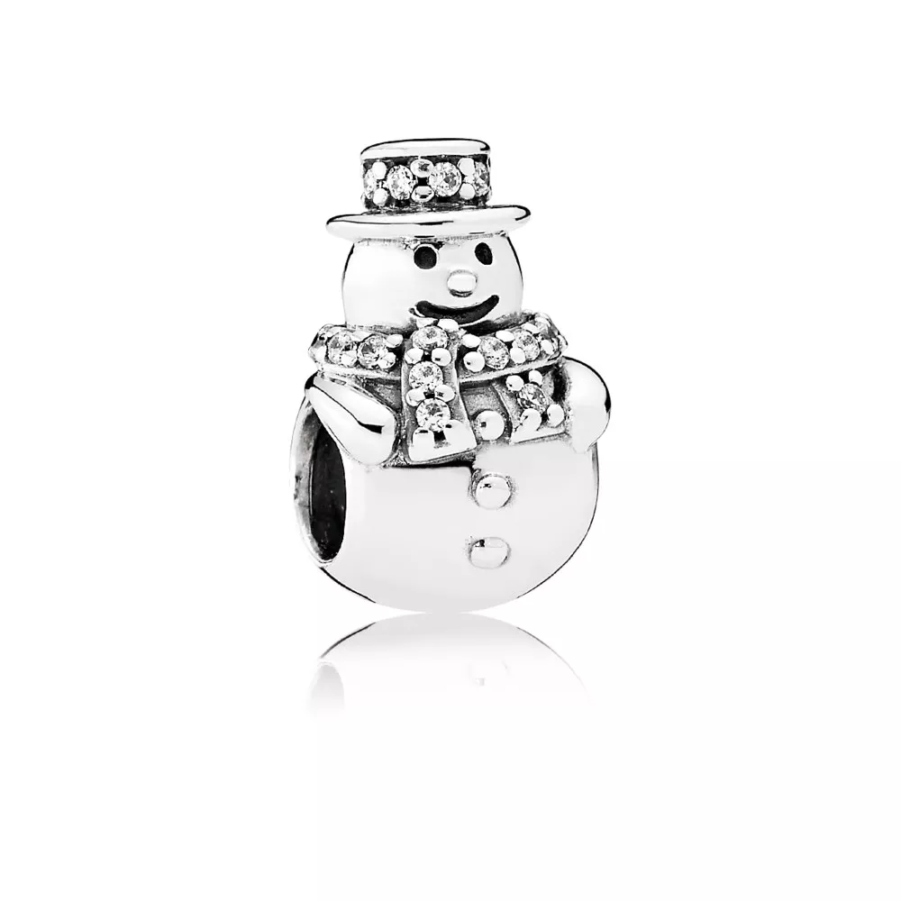 Charm PANDORA Boneco de Neve Brilhante - 792001CZ