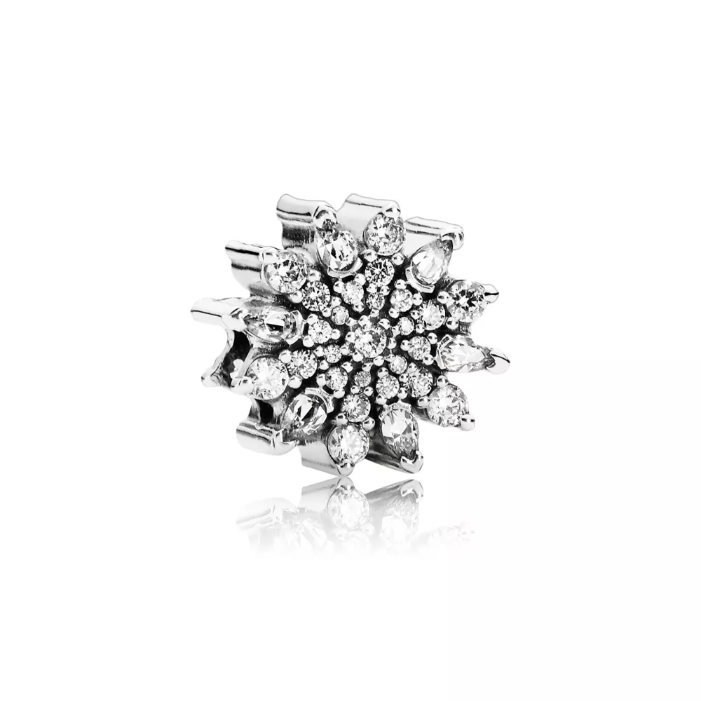 Charm PANDORA Brilhante Floco de Neve - 791764CZ