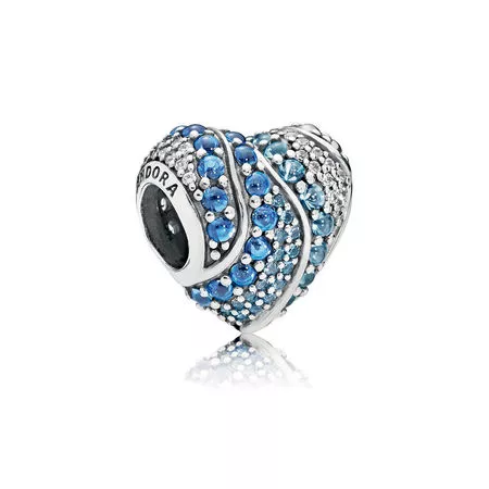charm pandora coração das águas 797015nabmx