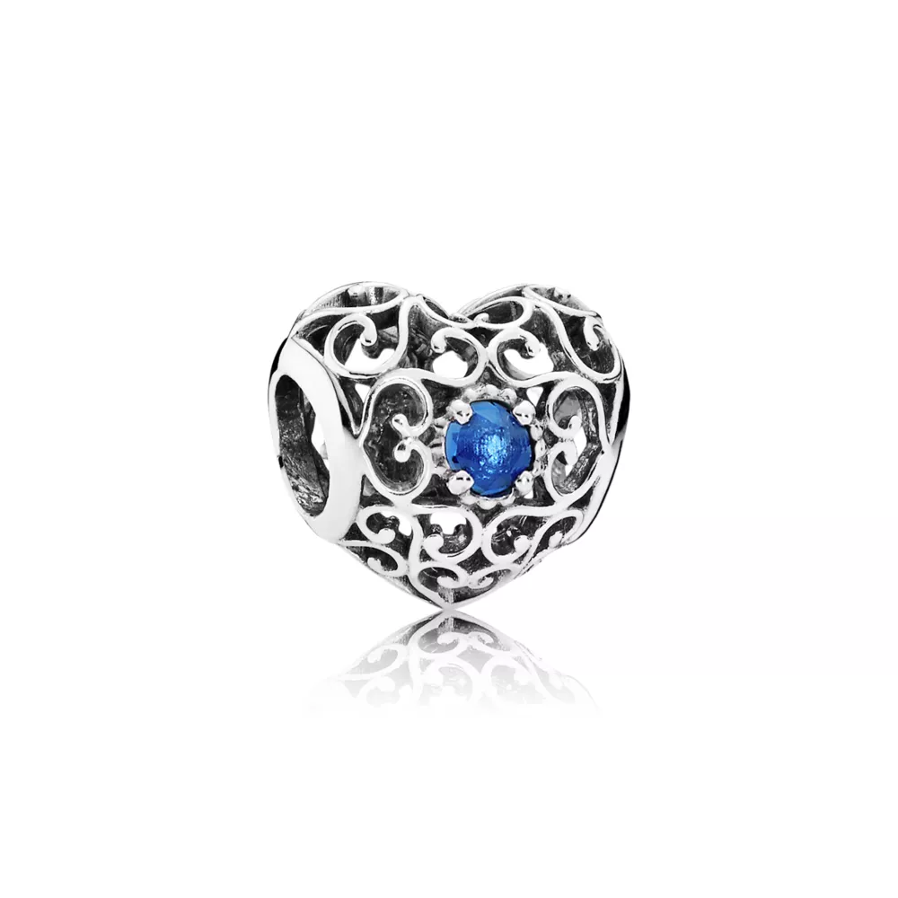 Charm PANDORA Coração de Dezembro - 791784NLB