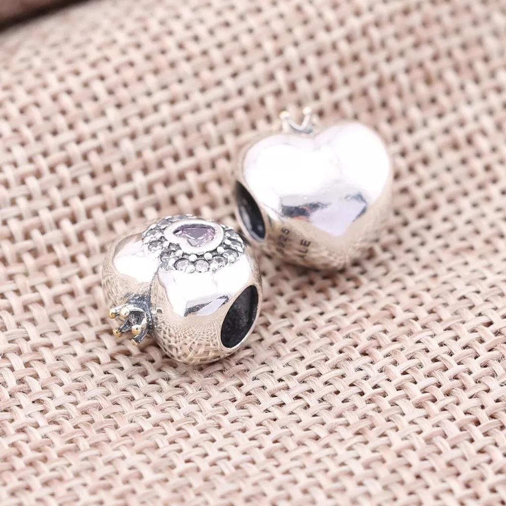 Charm PANDORA Coração de Princesa - 791375PCZ