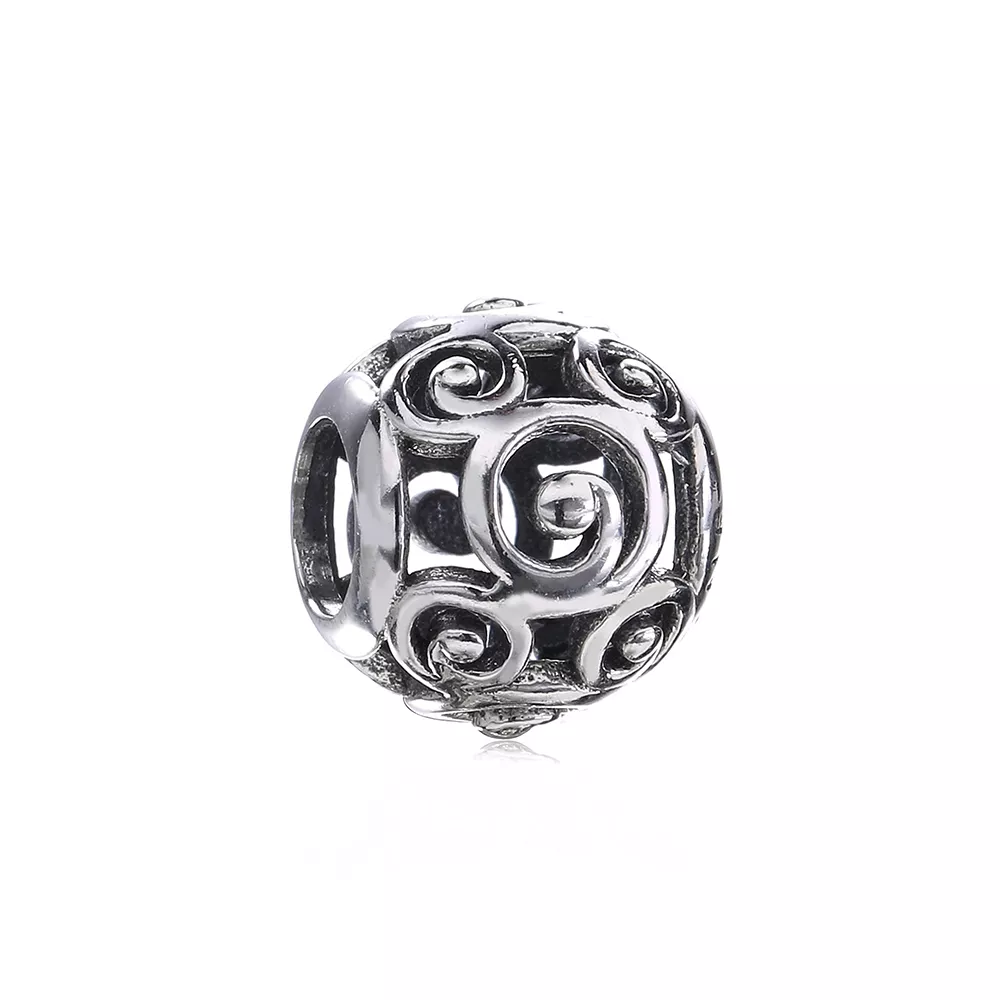 charm pandora de prata disney mickey mouse mickey swirls